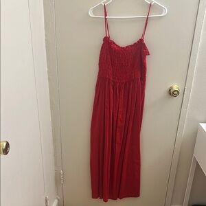 Elegant Red Women's Dress